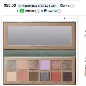 New In Box. Anastasia Multi-Color NOUVEAU Eyeshadow Palette with Mirror.
